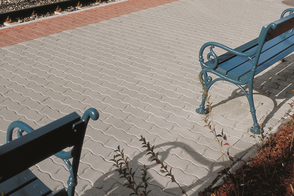 Balaton térkő (hullámkő) szürke