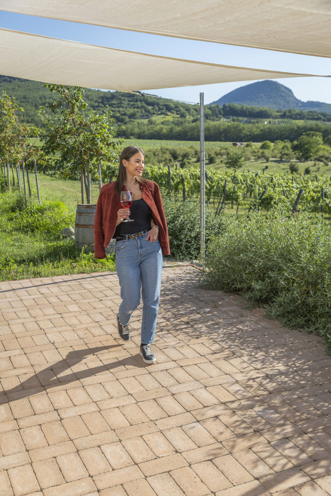 Patio térkő agyagbarna, Sabar borház